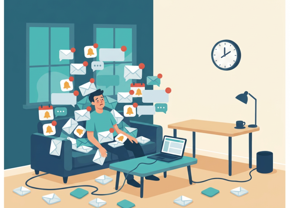 Burnout digitale e lavoro da remoto: come ritrovare i confini