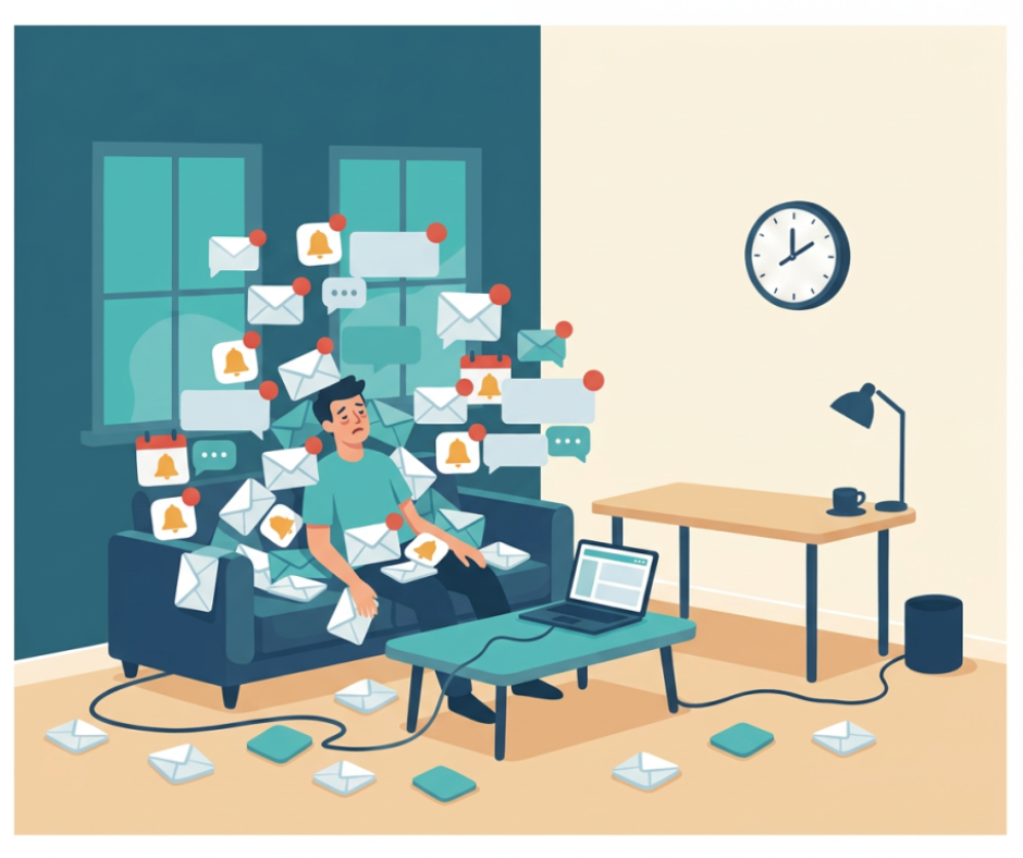 Burnout digitale e lavoro da remoto: come ritrovare i confini